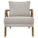 Poltrona Decorativa Shine Reforçada Confortável Bouclé Premium Bege