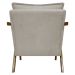 Poltrona Decorativa Shine Reforçada Confortável Bouclé Premium Bege