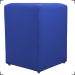 Puff Decorativo Dado Para Sala, Quarto, Escritório, Manicure Corino Azul Royal - Clique E Decore