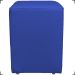 Puff Decorativo Dado Para Sala, Quarto, Escritório, Manicure Corino Azul Royal - Clique E Decore