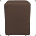 Puff Decorativo Dado Para Sala, Quarto, Escritório, Manicure Corino Marrom - Clique E Decore