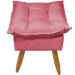 Puff Decorativo Para Sala Quarto Área Gourmet Alice Suede Rosê