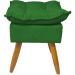 Puff Decorativo Para Sala Quarto Área Gourmet Alice Suede Verde
