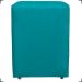 Puff Decorativo Para Sala, Recepção, Manicure Dado Suede Azul Turquesa - Clique E Decore