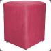 Puff Decorativo Para Sala, Recepção, Manicure Dado Suede Rosé - Clique E Decore