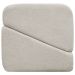 Puff Decorativo Quadrado Para Sala Quarto Penteadeira Sense Boucle Bege