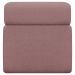 Puff Decorativo Quadrado Para Sala Quarto Penteadeira Sense Boucle Rosê