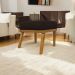 Puff Decorativo Retangular Para Sala Quarto Penteadeira Firenze Corino Marrom