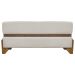 Puff Recamier Para Sala Quarto Cama Casal 100 Cm Kodama Boucle Bege