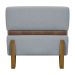 Puff Recamier Para Sala Quarto Cama Casal 100 Cm Kodama Boucle Cinza