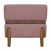 Puff Recamier Para Sala Quarto Cama Casal 100 Cm Kodama Boucle Rosê