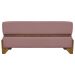 Puff Recamier Para Sala Quarto Cama Casal 100 Cm Kodama Boucle Rosê