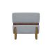 Puff Recamier Para Sala Quarto Cama King 200 Cm Kodama Boucle Cinza