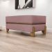 Puff Recamier Para Sala Quarto Cama King 200 Cm Kodama Boucle Rosa