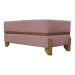 Puff Recamier Para Sala Quarto Cama King 200 Cm Kodama Boucle Rosa