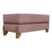 Puff Recamier Para Sala Quarto Cama King 200 Cm Kodama Boucle Rosa