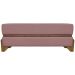 Puff Recamier Para Sala Quarto Cama King 200 Cm Kodama Boucle Rosa