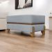 Puff Recamier Para Sala Quarto Cama Queen 150 Cm Kodama Boucle Cinza