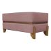 Puff Recamier Para Sala Quarto Cama Queen 150 Cm Kodama Boucle Rosê