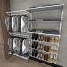 Kit para Closet com 20 peças regulável 200x200 cm tonalidade branco modelo clst2b235