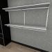 Kit para Closet com 3 peças regulável 200x100 cm tonalidade branco modelo clst1b266