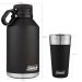 Conjunto Garrafa Térmica Growler 1,9L e Copo Térmico de Cerveja com Abridor 600ml Preto Coleman