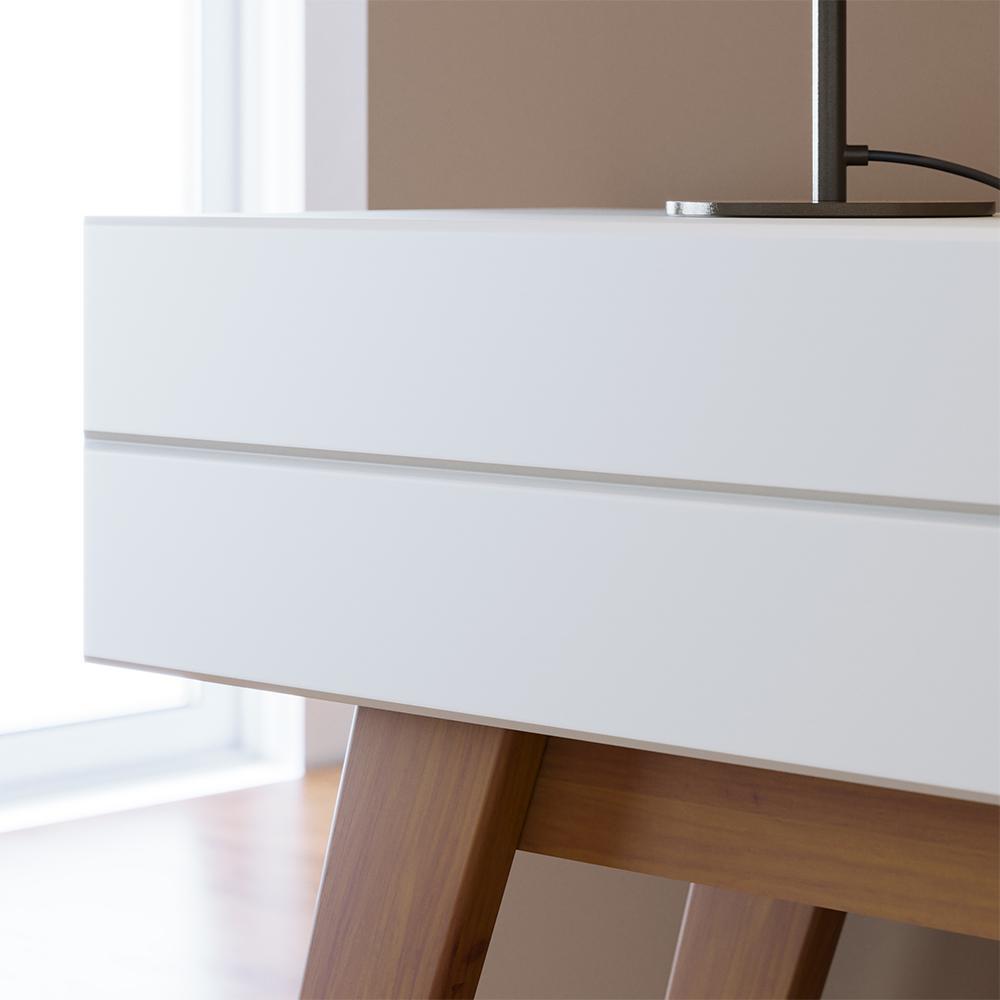 Aparador Noronha 2 Gavetas Off White Matte - Colibri