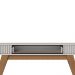 Aparador Para Sala 1 Gaveta 136 cm Riviera Off White Freijo Colibri