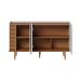 Balcão Aparador Buffet 3 Portas 136 cm Jurere Off White Matte Freijo Colibri