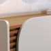 Balcão Aparador Buffet 3 Portas 136 cm Jurere Off White Matte Freijo Colibri