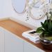 Balcão Aparador Buffet 3 Portas 136 cm Jurere Off White Matte Freijo Colibri