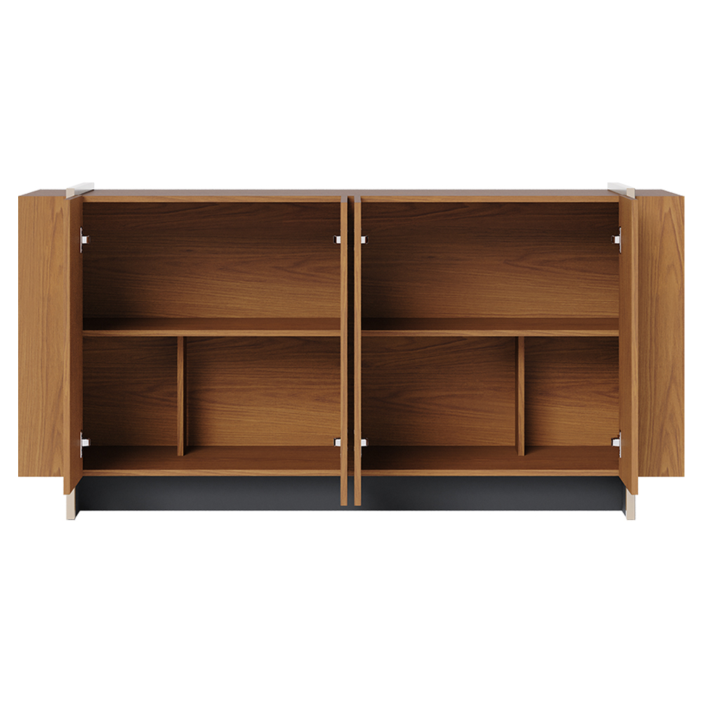 Balcao Buffet 160 cm Copacabana Dourado Freijo Colibri