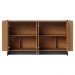 Balcao Buffet 160 cm Copacabana Preto Freijo Colibri