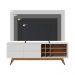 Bancada para TV 70 Polegadas Charles Off-White Matte Freijo