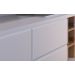 Bancada para TV 70 Polegadas Charles Off-White Matte Freijo