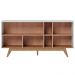 Buffet Aparador 3 Portas Caibi Off White Matte Freijó