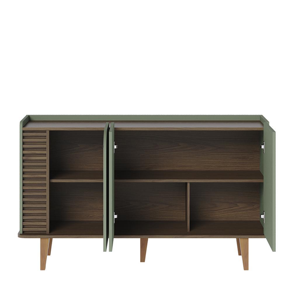 Buffet Aparador Jurerê 3 Portas Hortelã/Amêndoa - Colibri 