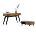 Conjunto Aparador e Mesa de Centro Royal Noce Milano Preto
