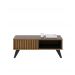 Conjunto Aparador e Mesa de Centro Royal Noce Milano Preto