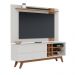 Conjunto Home para TV e Mesa de Centro Diana Off-White Freijo