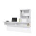 Escrivaninha Suspensa Lilac 135cm Branco Fosco Colibri Moveis