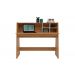 Escrivaninha estudo Ideia com nicho 120cm Natura real Off white Colibri Moveis