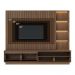 Estante Home Ripado Tv 82 Pol 240 cm Cancun Amendoa Colibri