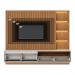 Estante Home Ripado Tv 82 Pol 240 cm Cancun Freijo Off White Matte Colibri