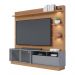 Estante Home Theater Campeche Freijó/Cinza Fosco para TV de 70” - Colibri