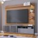 Estante Home Theater Campeche Freijó/Cinza Fosco para TV de 70” - Colibri