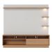 Estante Home Theater Campeche Freijó/Off White Matte para TV de 70” - Colibri