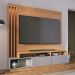 Estante Home Tv 65 Pol 180 cm 2 Portas Humaita Freijo Cinza Colibri