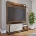Estante Home Tv 65 Pol 2 Portas 152 cm Jurere Amendoa Off White Matte Colibri