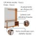 Estante Home Tv 65 Pol 2 Portas 152 cm Jurere Off White Matte Freijo Colibri